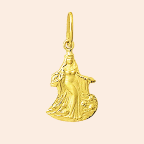 Pingente de Iemanjá Ouro 18K
