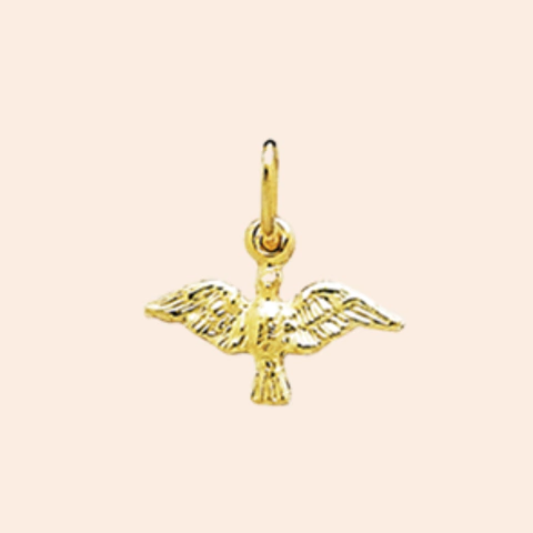 Pingente Divino Espírito Santo Ouro 18K