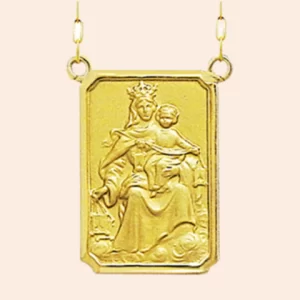 Escapulário Nossa Senhora do Carmo e Sagrado coração de Jesus