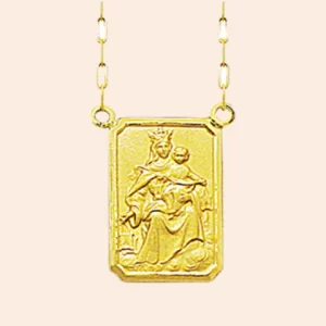 Escapulário Nossa Senhora do Carmo e Sagrado Coração de Jesus