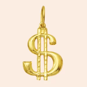 Pingente Sifrão Ouro 18K