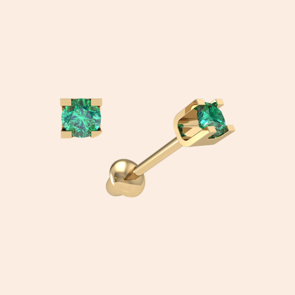 Brinco Baby com Zircônia