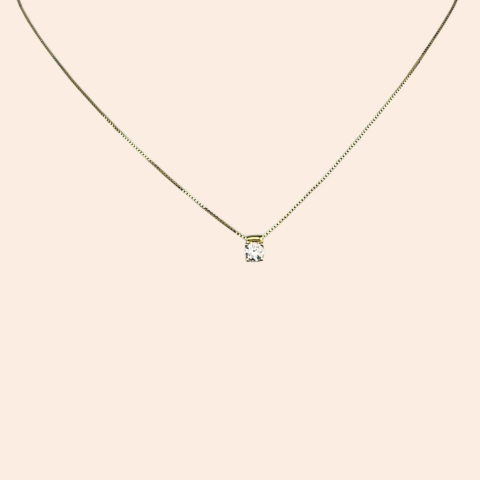 Gargantilha Ponto de Luz de Brilhante