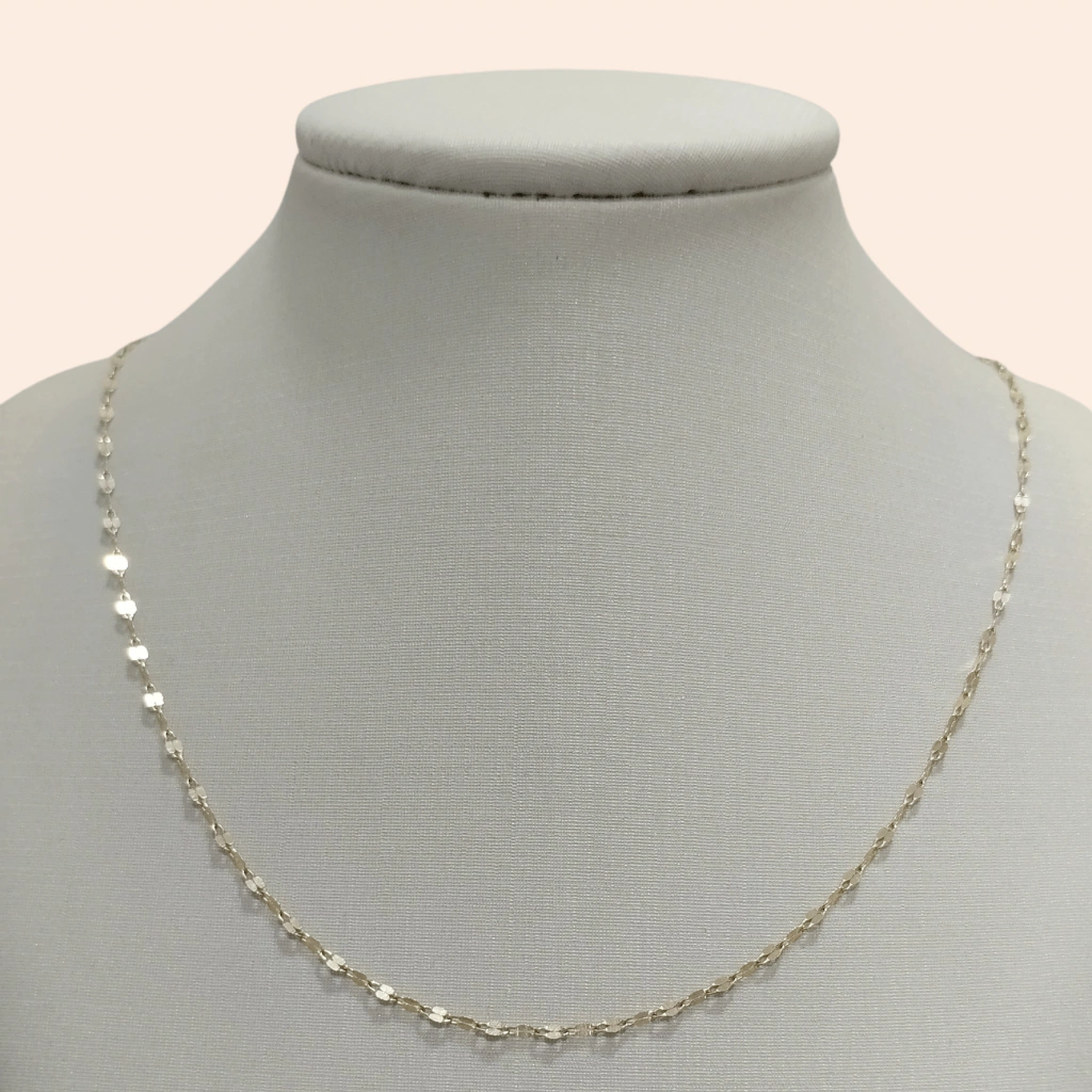 Corrente Pistrini Diamantada Ouro amarelo 18K