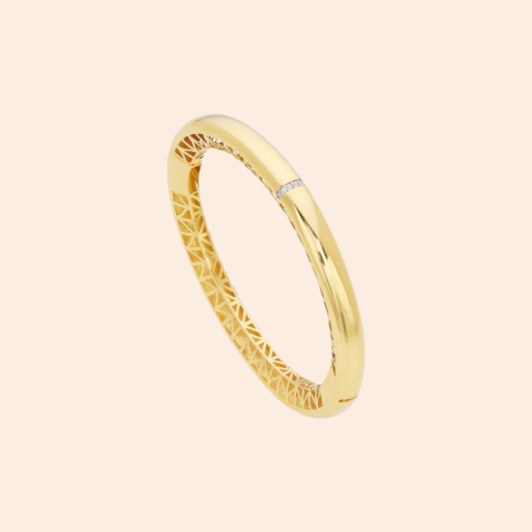 Bracelete com Pedras Naturais Ouro Amarelo 18K