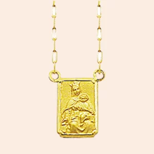 Escapulário Nossa Senhora do Carmo e Sagrado Coração de Jesus