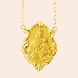 Escapulário Nossa Senhora do Carmo e Sagrado Coração de Jesus