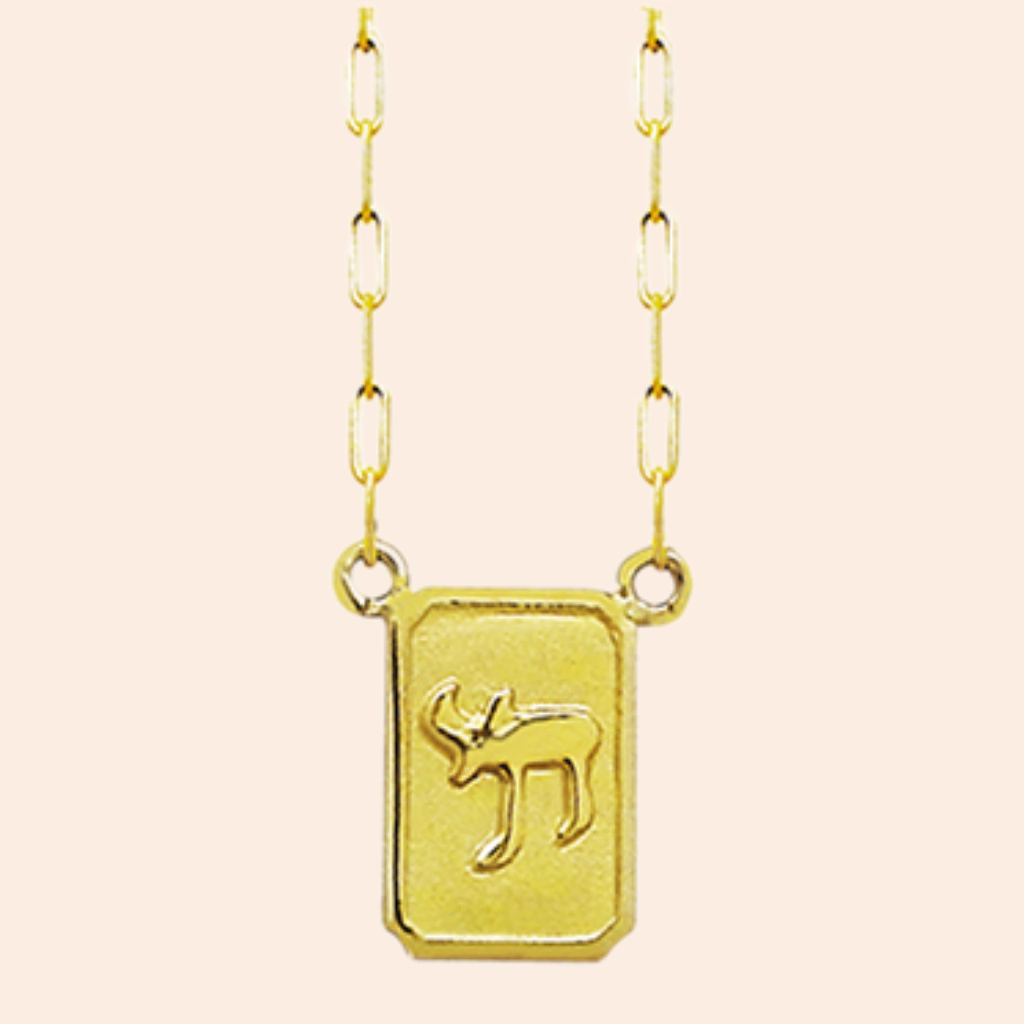 Escapulário Judaico Ouro 18K