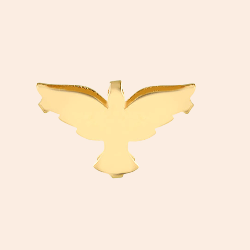 Pingente Espírito Santo Ouro Amarelo 18K