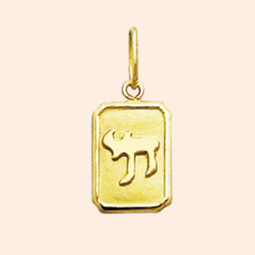 Pingente Hai Ouro Amarelo 18K