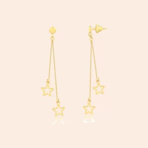 Brinco Pendurado com Estrela