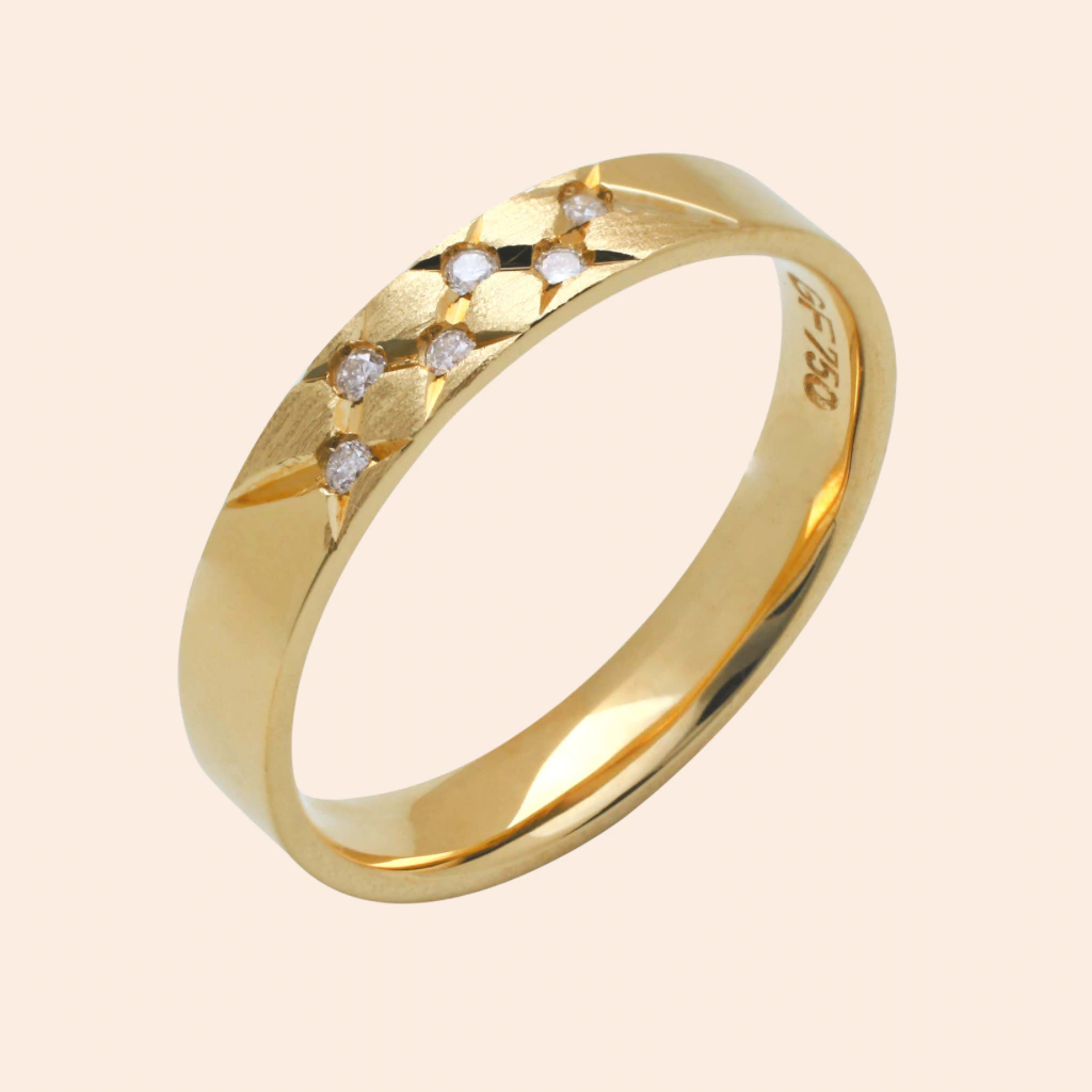 Aliança Fábula em Ouro 18k Amarelo