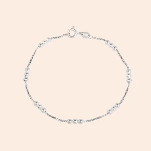 Pulseira Trio Bolinhas em Prata