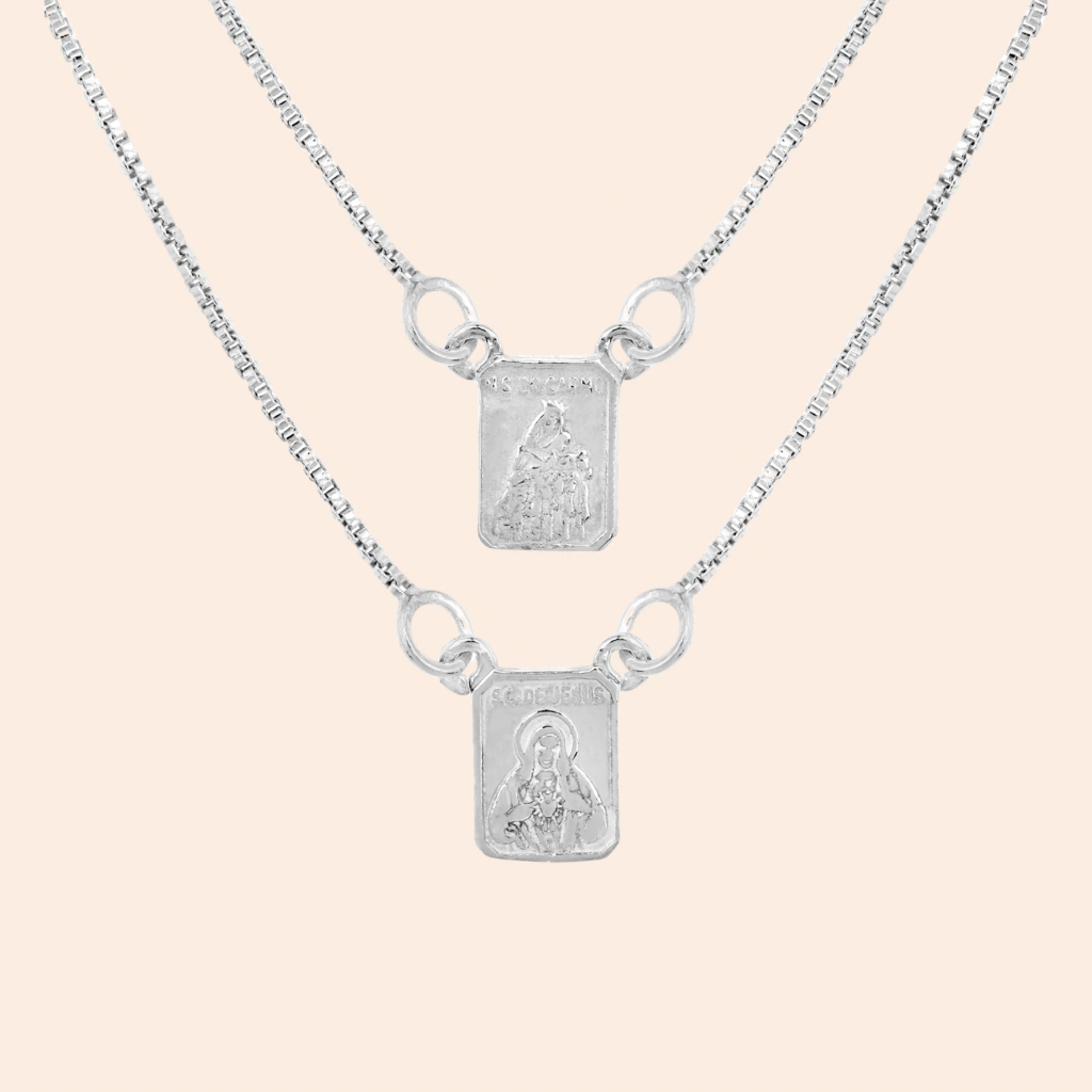 Escapulário A em Prata