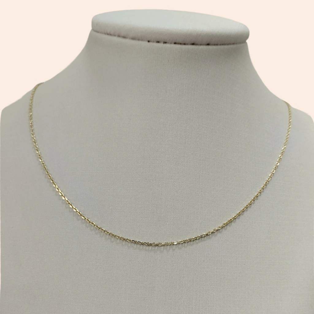 Corrente Elo Cadeado Ouro Amarelo 18K - Imagem 2