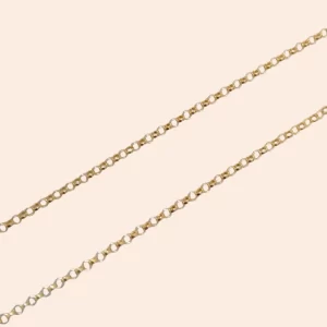 Corrente Elo Português Ouro Amarelo 18K