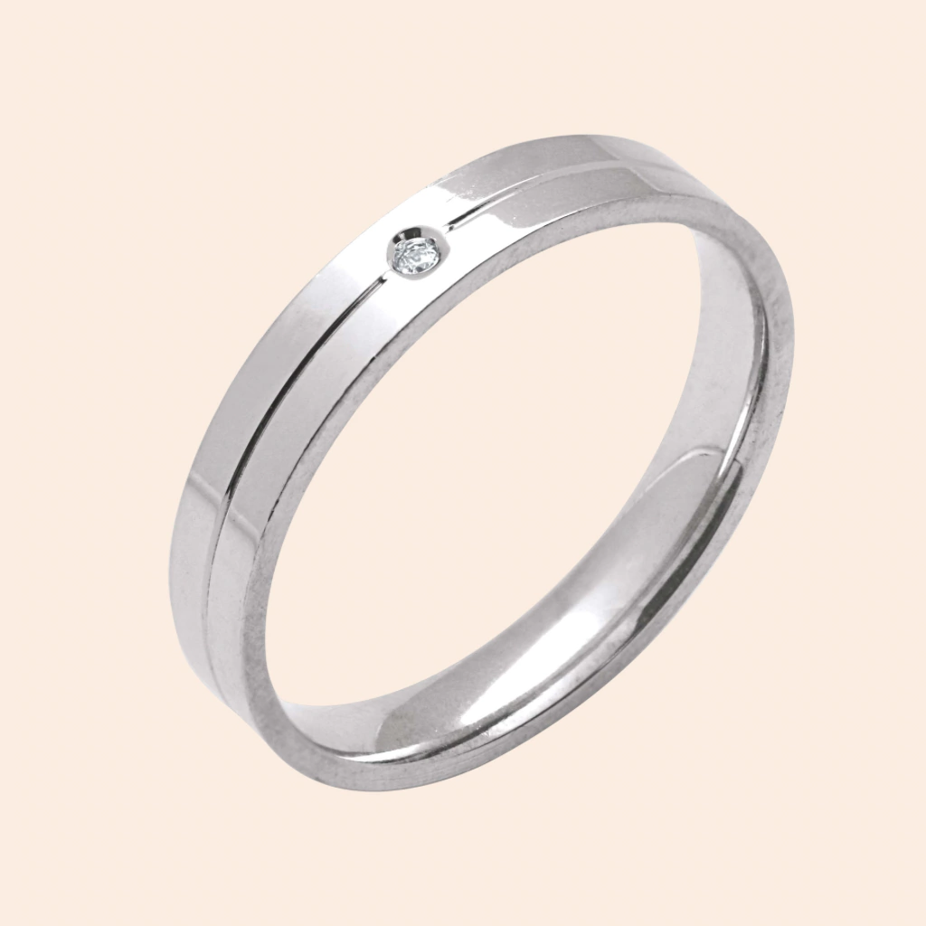 Aliança Linha White