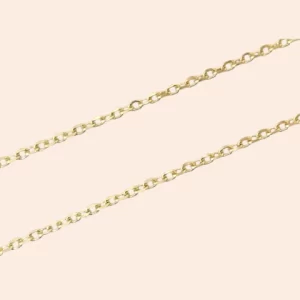 Corrente Elo Cadeado Ouro Amarelo 18K