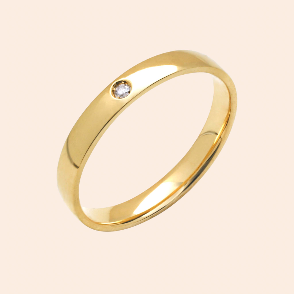 Aliança Tradicional em Ouro 18k amarelo