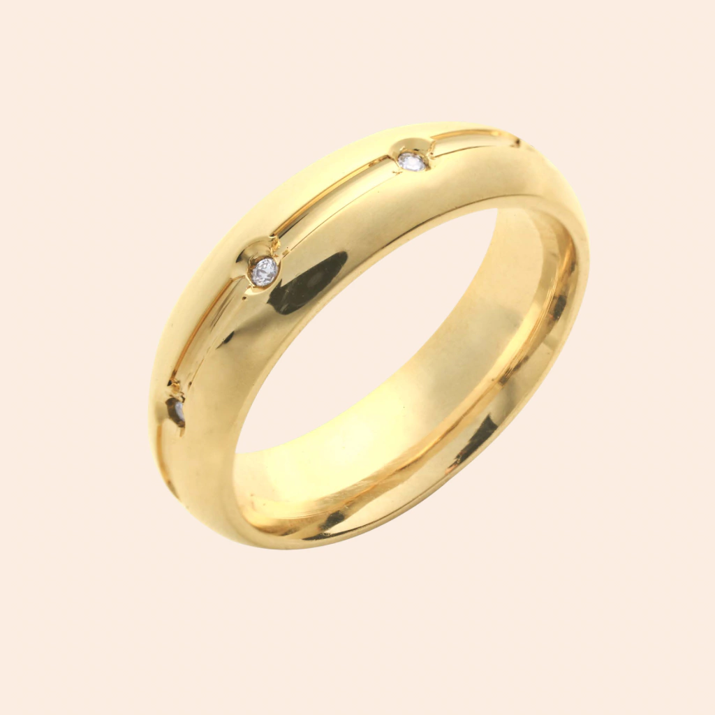 Aliança Forever Ouro Amarelo 18K