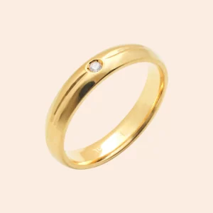 Aliança Modern Love Ouro Amarelo 18K