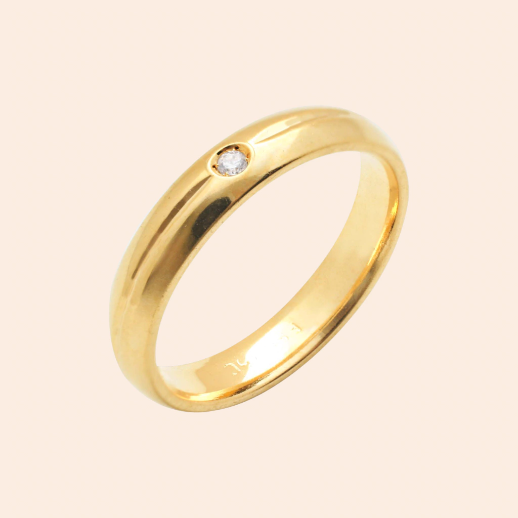 Aliança Modern Love Ouro Amarelo 18K