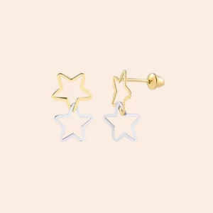 Brinco Estrela Vazado