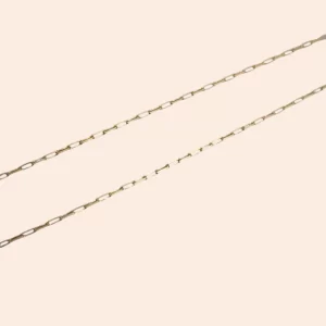 Corrente Elo Retangular Aberto Ouro Amarelo 18K (cópia)