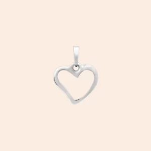 Pingente Coração em Prata 925