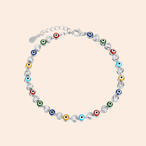 Pulseira Olhos Gregos Coloridos