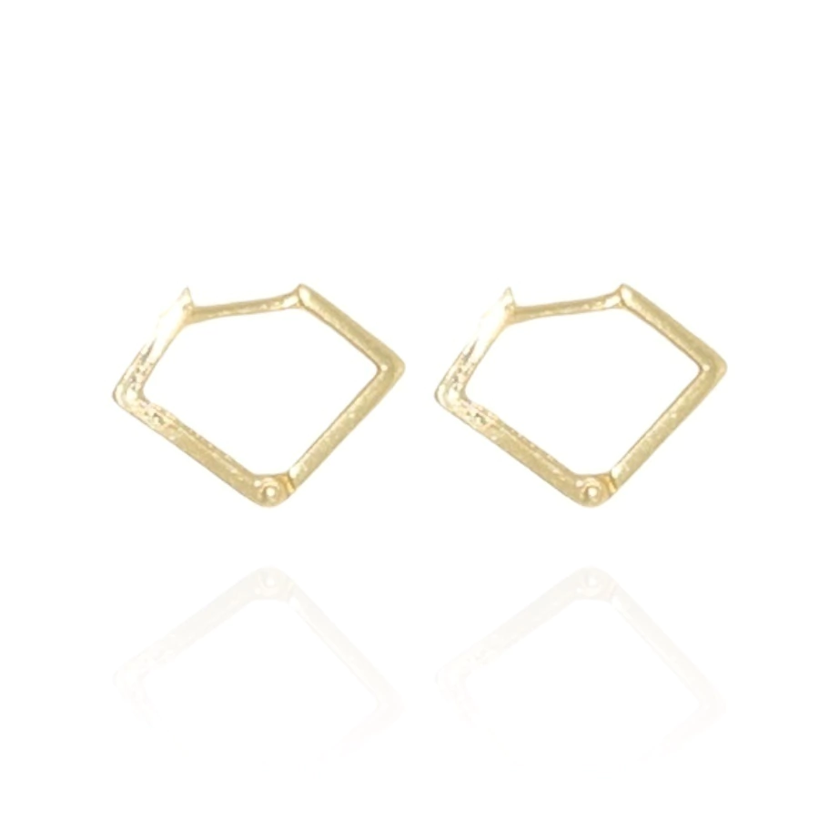 Brinco Argola Diamont Ouro 18k