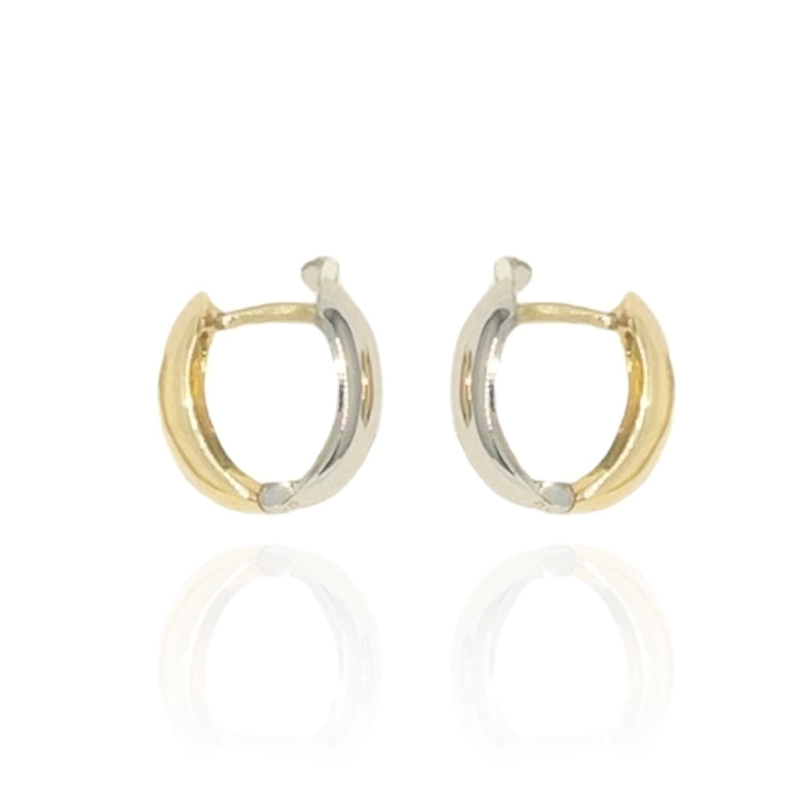 Brinco Argola 2 Ouros 18k