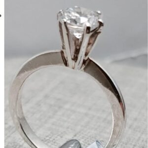 Solitário de Zircônia em prata 925