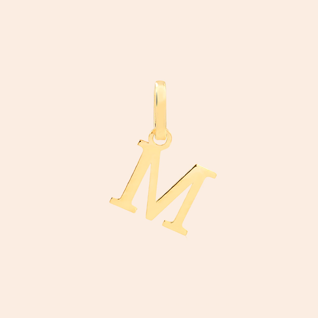 Pingente Letra M