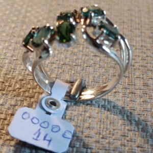 Anel turmalina em prata 925