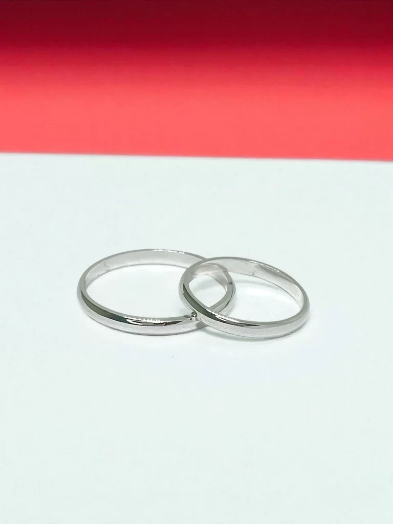 SUPER PROMOÇÃO - PAR Aliança Tradicional em Prata