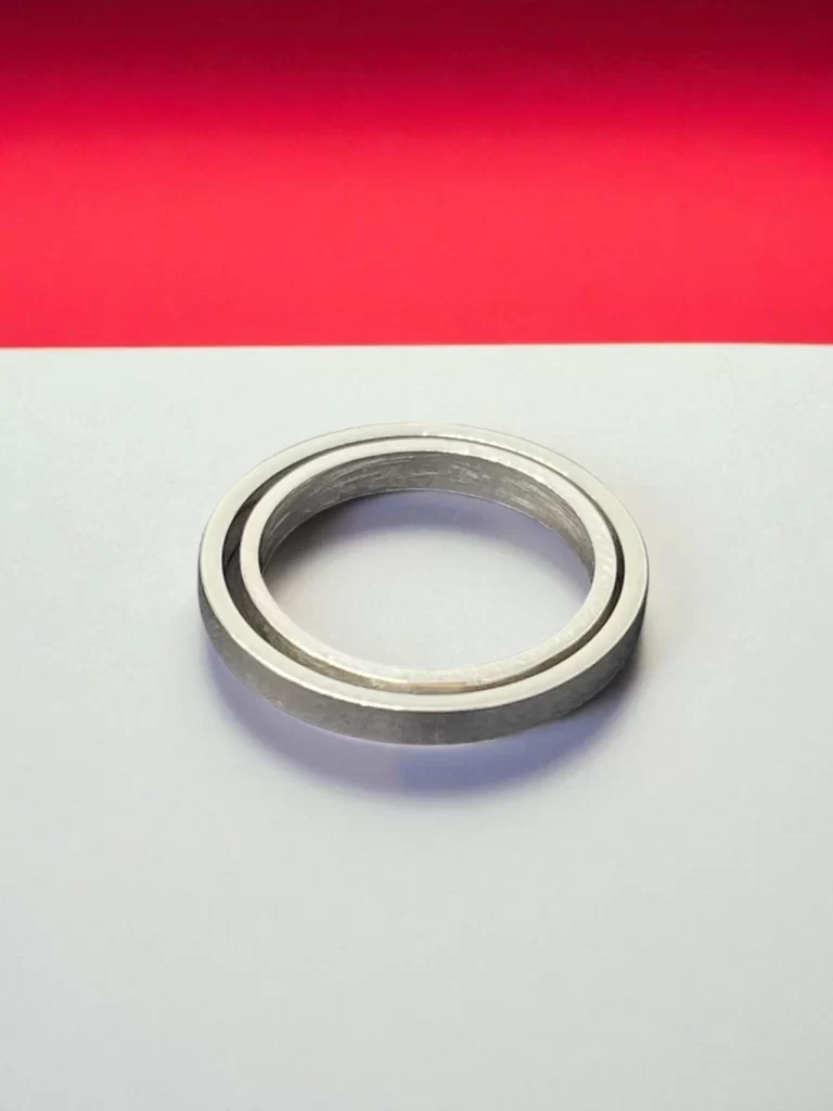 SUPER PROMOÇÃO - PAR Aliança Reta em Prata