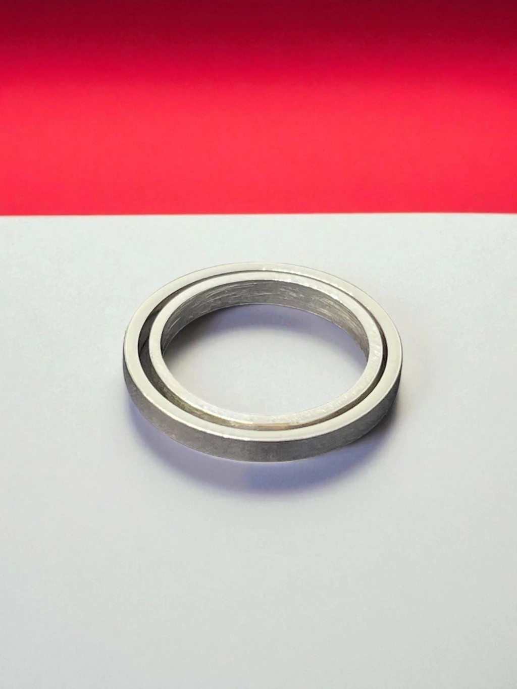 SUPER PROMOÇÃO - PAR Aliança Reta em Prata